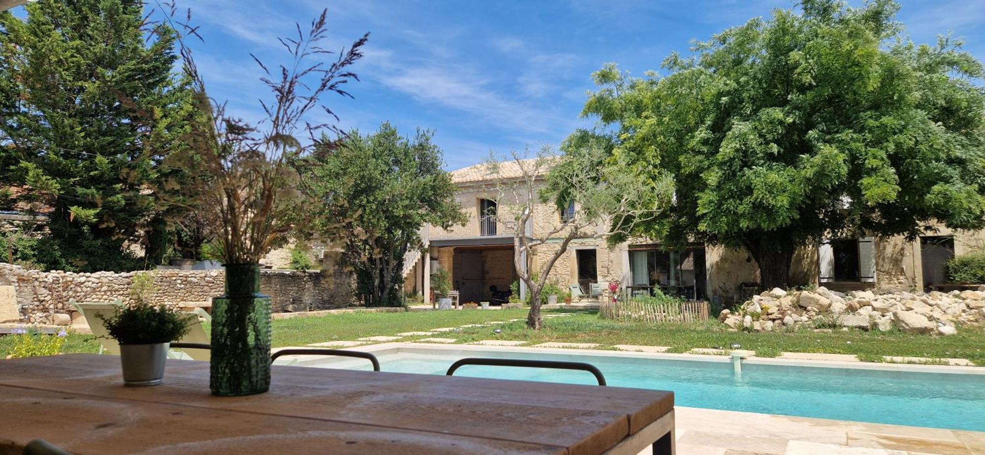 Appartement Dans Un Mas Provencal Renove Saint-Hilaire-dʼOzilhan Exterior foto